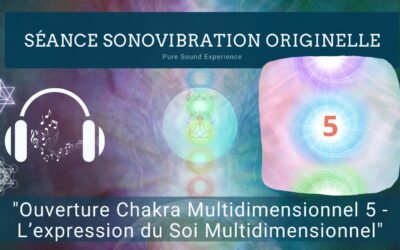 13/06/2024 Séance SonoVibration Originelle spéciale « Ouverture Chakra Multidimensionnel 5 – L’expression du Soi Multidimensionnel »
